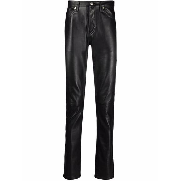 Zadig & VoltaireDavid Leather Pantalon Trousers Skinny Pants $1098 Sz 42, NWT! - Picture 1 of 10